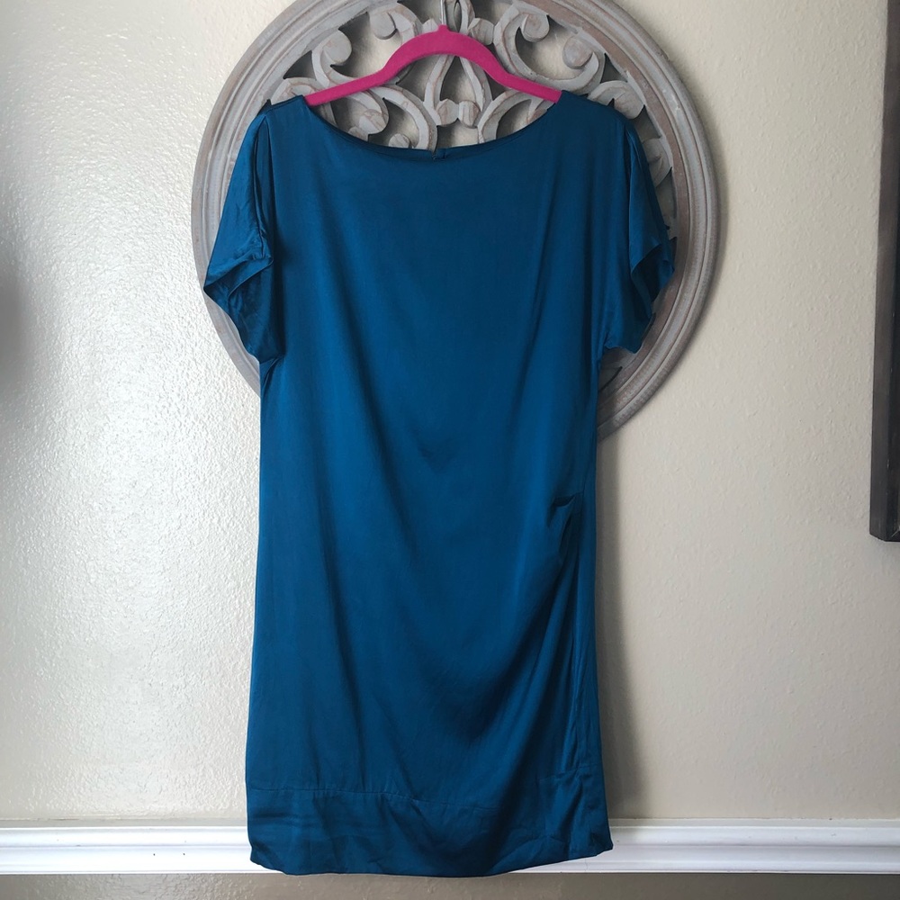 Banana Republic silk  Turquoise shift dress